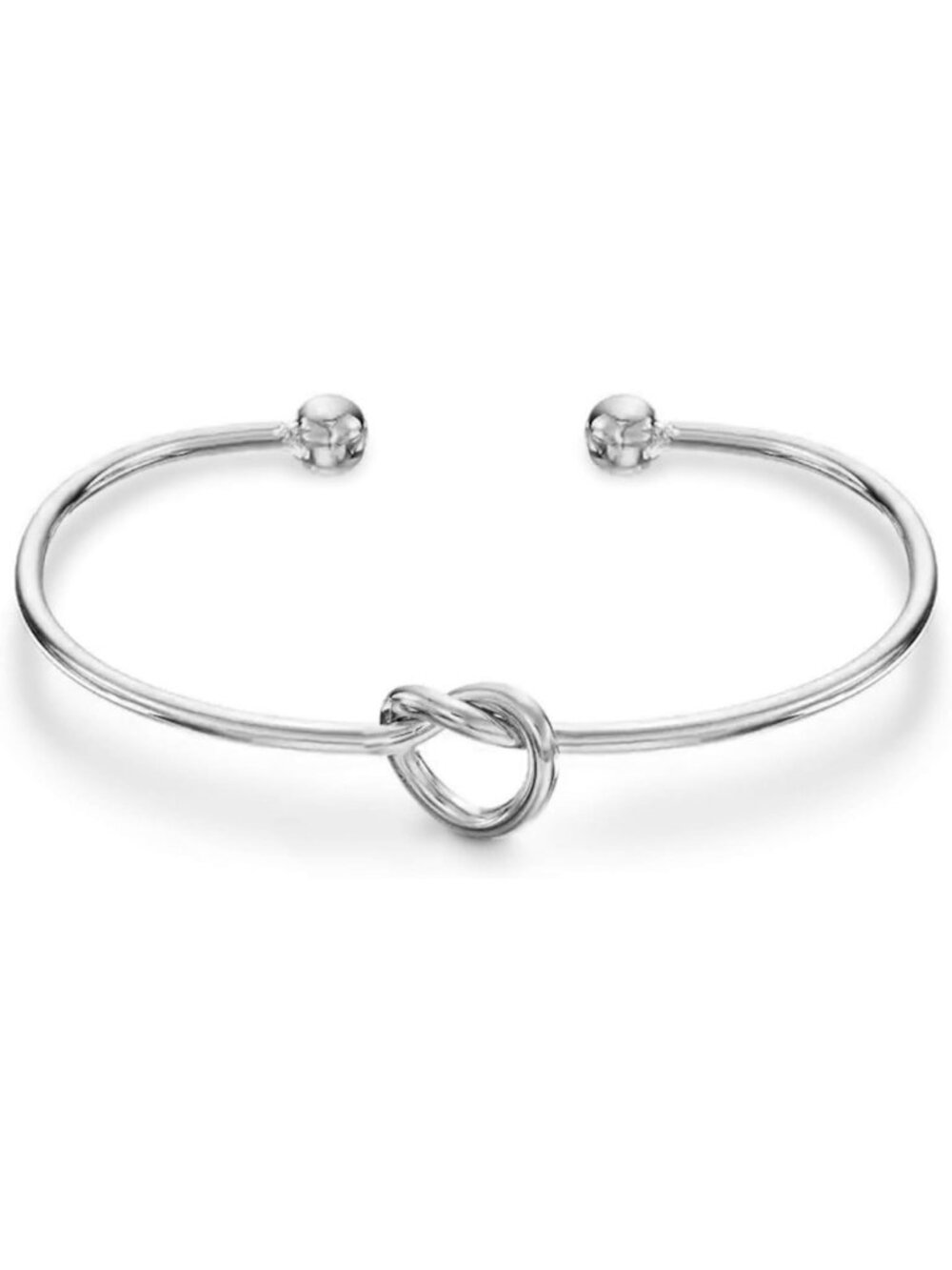 14K Gold Plated Infinity Love Knot Bangle Bracelet for Women - Elegant Jewelry